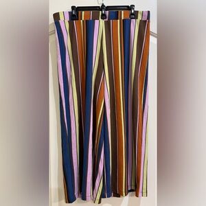 ASOS Petite Colorful Striped Wide Leg Pant